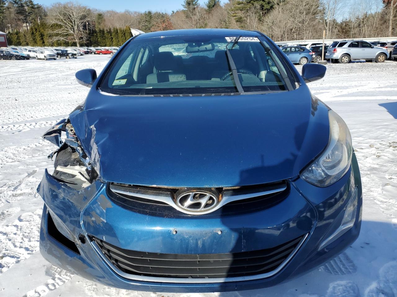 Lot #3034282177 2014 HYUNDAI ELANTRA SE