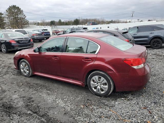 SUBARU LEGACY 2.5 2014 red sedan 4d gas 4S3BMAA61E1005215 photo #3