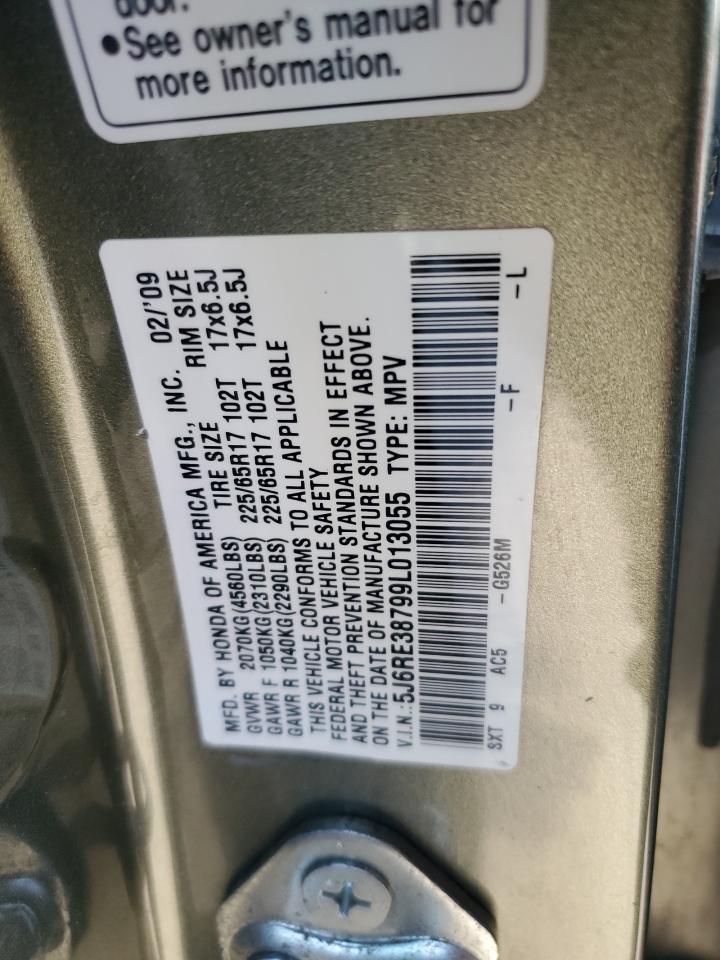 Lot #3052278586 2009 HONDA CR-V EXL