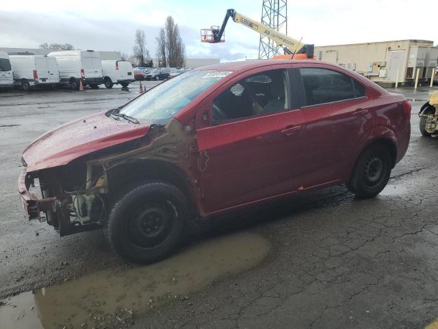 CHEVROLET SONIC LS 2013 maroon  gas 1G1JA5SH3D4247263 photo #1