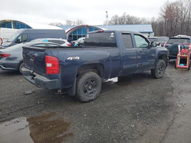 CHEVROLET SILVERADO 2008 blue 4dr ext flexible fuel 2GCEK190681285361 photo #4