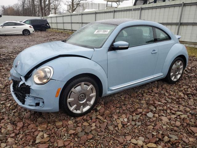 VOLKSWAGEN BEETLE 2012 blue  gas 3VWJX7AT8CM653207 photo #1