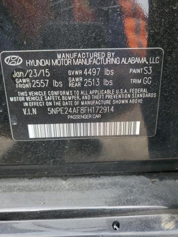 2015 HYUNDAI SONATA SE - 5NPE24AF8FH172914