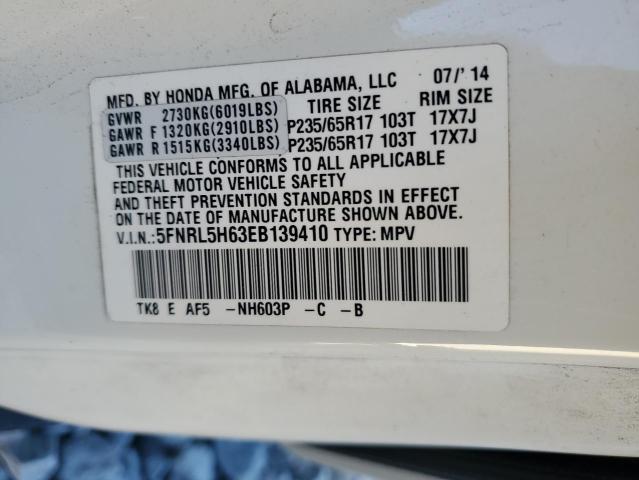 VIN 5FNRL5H63EB139410 2014 HONDA ALL MODELS no.13