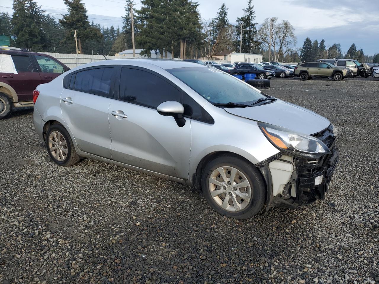 Lot #3052536104 2015 KIA RIO LX