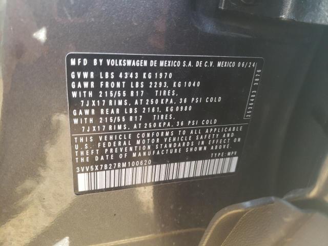 2024 VOLKSWAGEN TAOS S - 3VV5X7B27RM100620