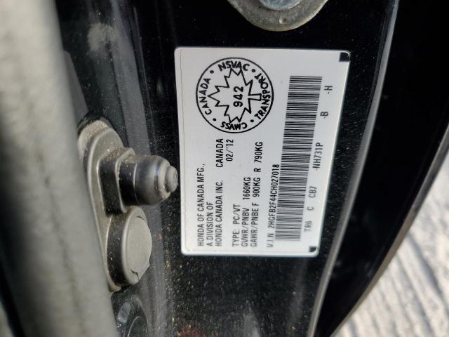 2012 HONDA CIVIC LX - 2HGFB2F44CH027018