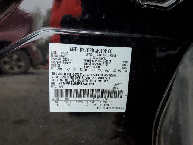 VIN 2FMPK4J95PBA31469 2023 FORD EDGE no.12