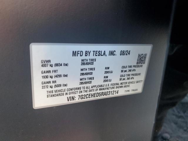 2024 TESLA CYBERTRUCK 7G2CEHED5RA031214