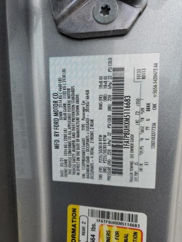 2021 FORD MUSTANG 1FATP8UHXM5116683
