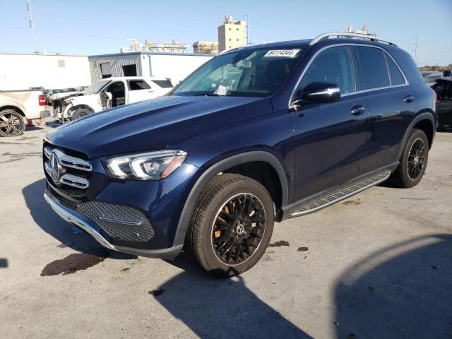 MERCEDES-BENZ GLE 350 4M 2020 blue  gas 4JGFB4KB0LA011889 photo #1