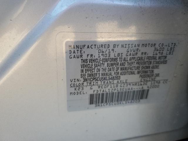 2019 NISSAN KICKS S - 3N1CP5CU5KL548203