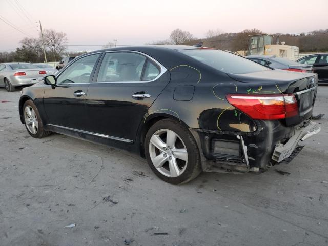 LEXUS LS 460L 2012 black  gas JTHGL5EF9C5045346 photo #3