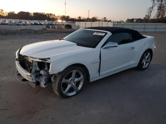 CHEVROLET CAMARO LT 2014 white  gas 2G1FB3D32E9219753 photo #1