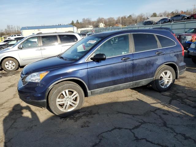 HONDA CR-V EX 2010 blue  gas 5J6RE4H56AL079930 photo #1