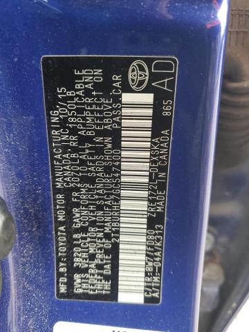 2016 TOYOTA COROLLA L - 2T1BURHE7GC547400