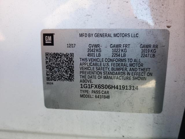 VIN 1G1FX6S06H4191314 2017 CHEVROLET BOLT no.13