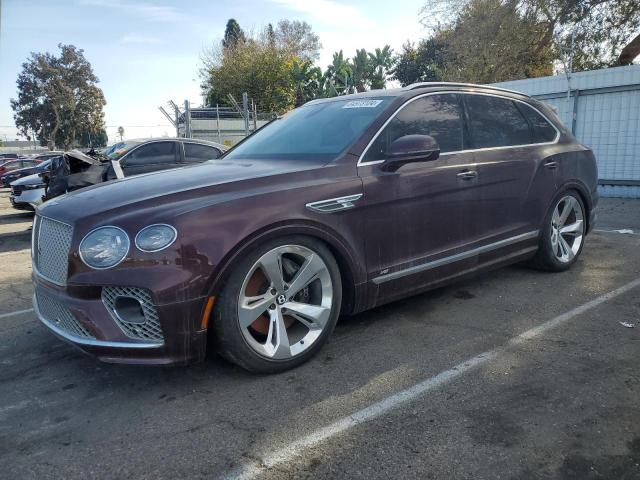 BENTLEY BENTAYGA 2021 maroon  gas SJAAM2ZV1MC037602 photo #1