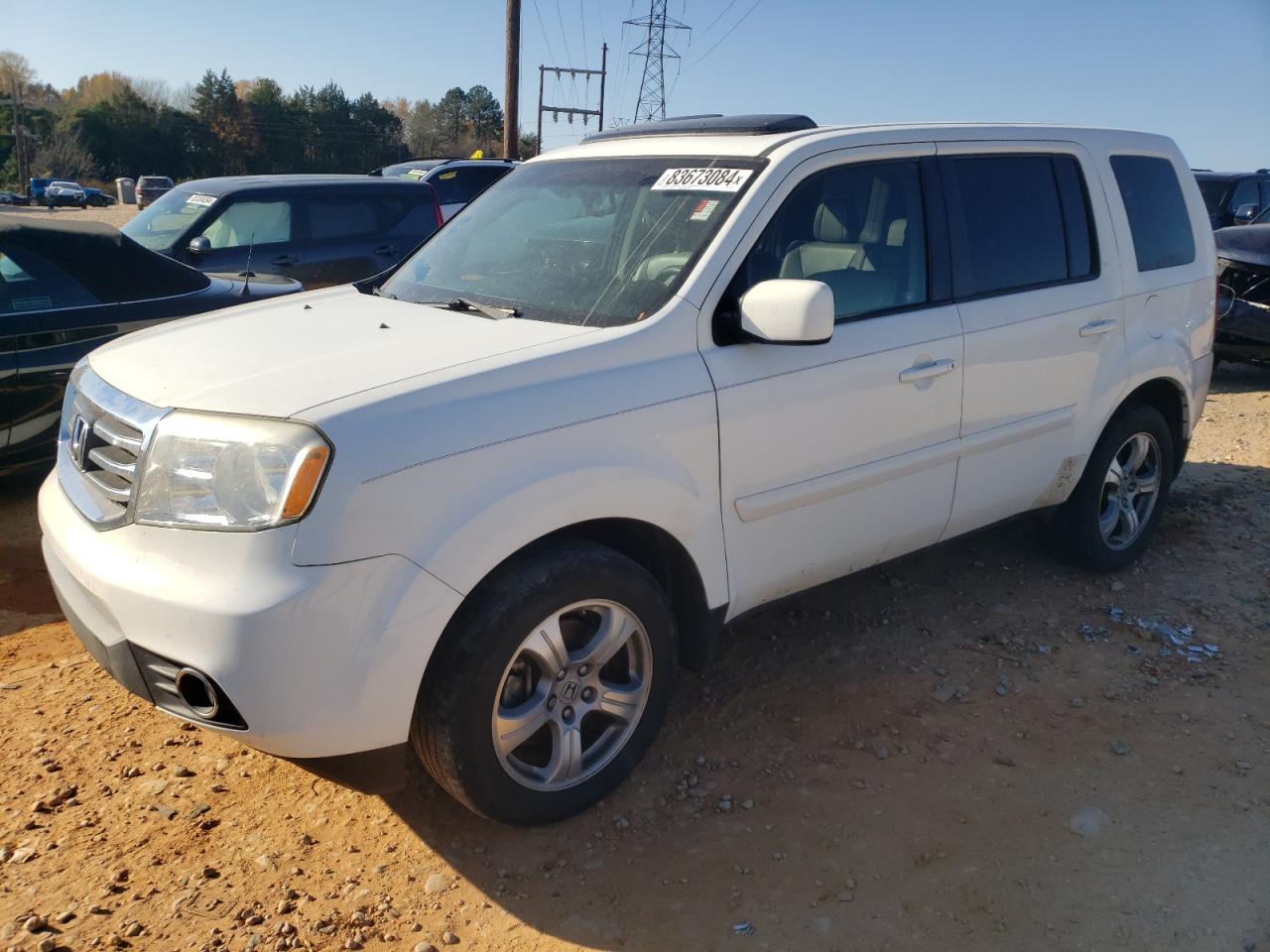 Lot #3038795583 2012 HONDA PILOT EXL