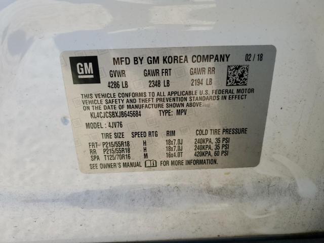 2018 BUICK ENCORE ESS - KL4CJCSBXJB645684