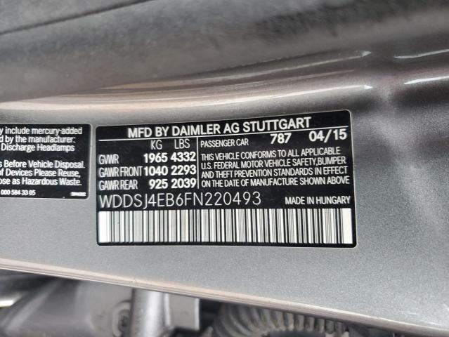 2015 MERCEDES-BENZ CLA 250 - WDDSJ4EB6FN220493