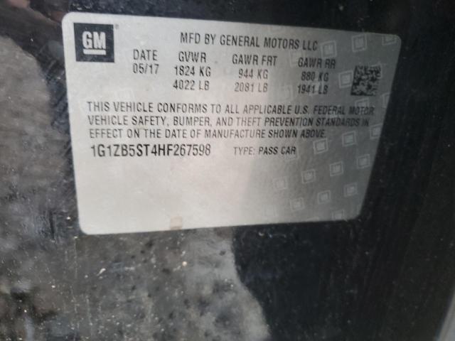 2017 CHEVROLET MALIBU LS - 1G1ZB5ST4HF267598
