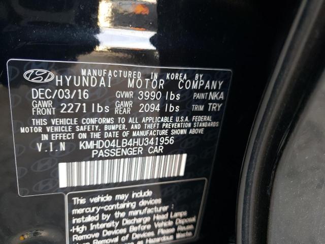 2017 HYUNDAI ELANTRA SP - KMHD04LB4HU341956