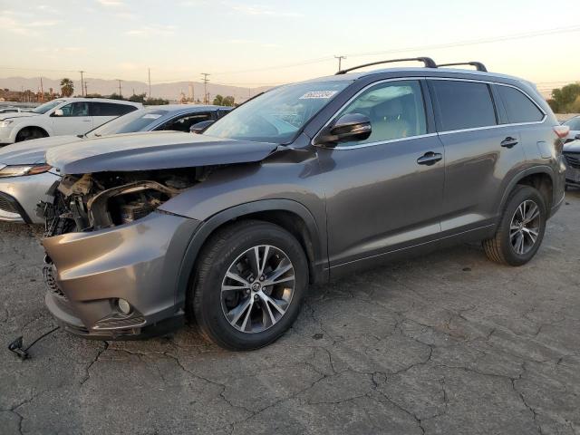 TOYOTA HIGHLANDER 2016 gray 4dr spor gas 5TDKKRFH8GS145573 photo #1