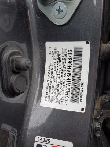2010 HONDA CIVIC VP - 2HGFA1F38AH568736