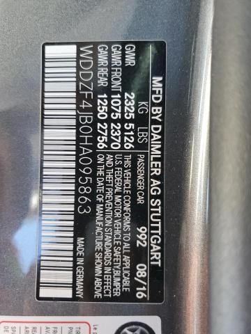 2017 MERCEDES-BENZ E 300 - WDDZF4JB0HA095863