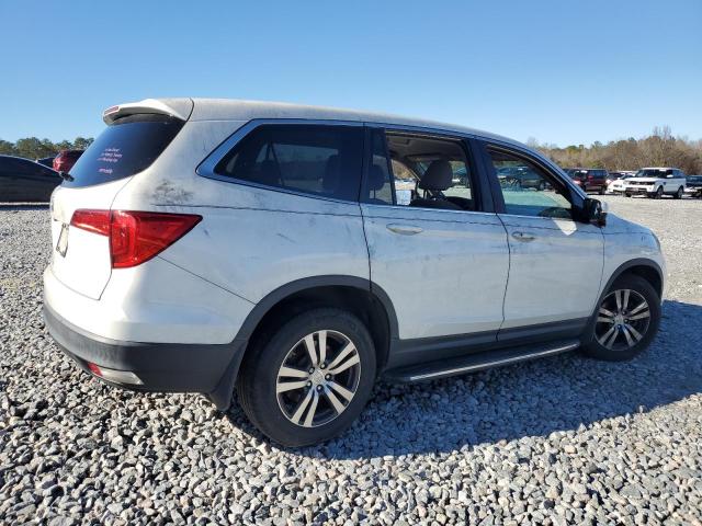 HONDA PILOT EX 2017 white  gas 5FNYF5H34HB001842 photo #4