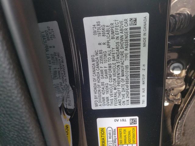 2025 HONDA CIVIC SPOR - 2HGFE4F88SH310185