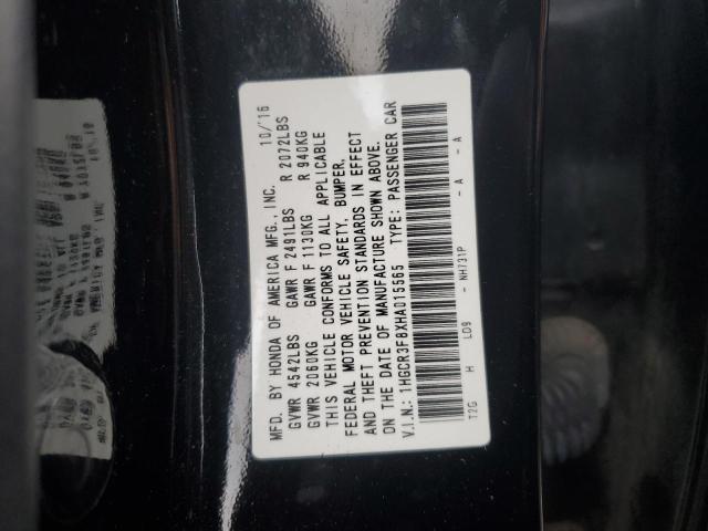 2017 HONDA ACCORD EXL - 1HGCR3F8XHA015565