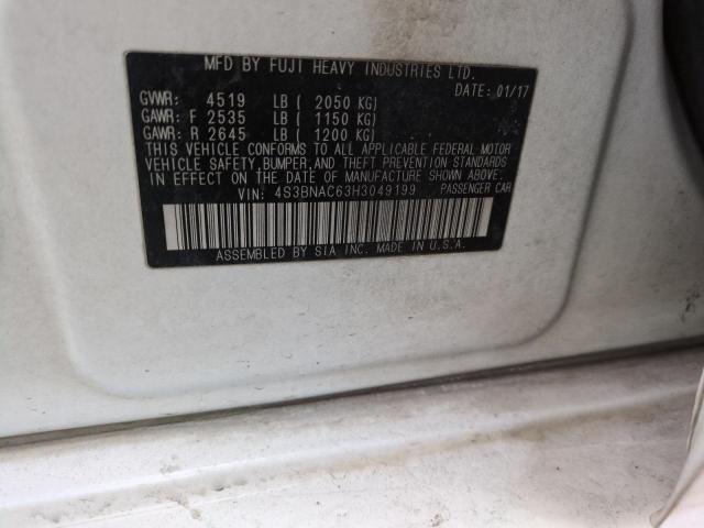 2017 SUBARU LEGACY 2.5 - 4S3BNAC63H3049199