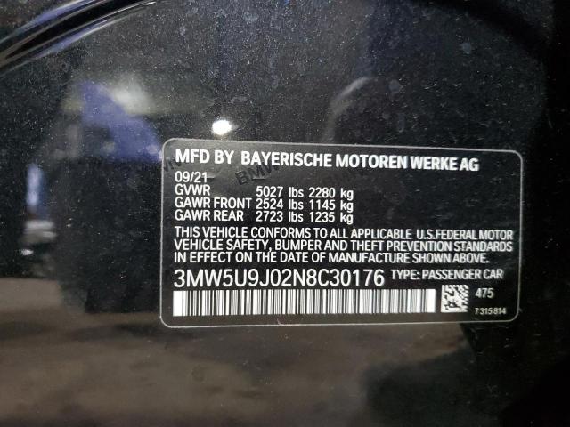 2022 BMW M340XI - 3MW5U9J02N8C30176