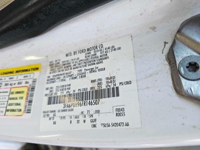 VIN 3FA6P0H96FR146507 2015 FORD FUSION no.10