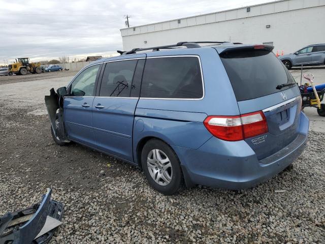 HONDA ODYSSEY TO 2007 blue  gas 5FNRL38877B043367 photo #3