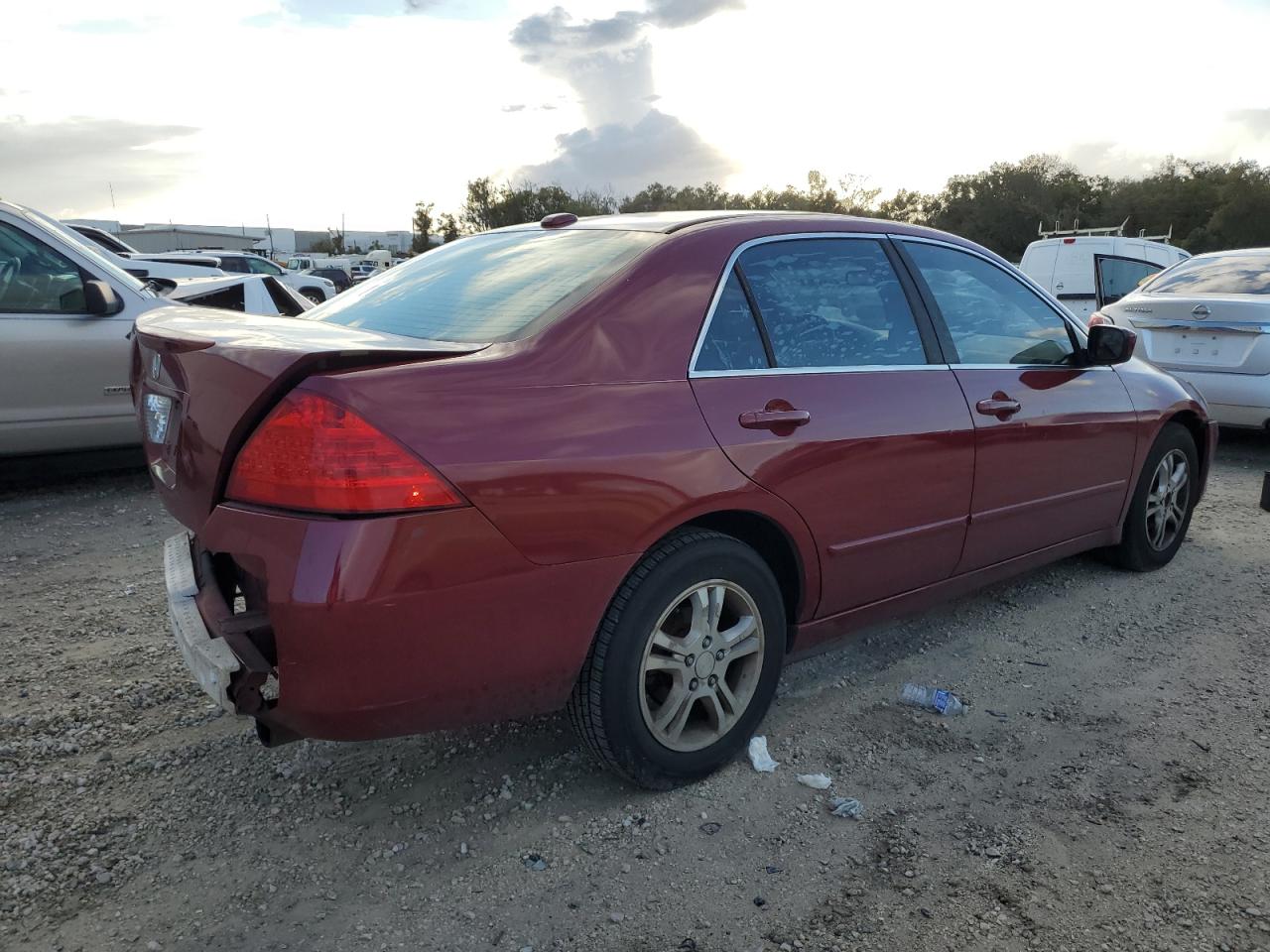 Lot #3030749102 2007 HONDA ACCORD EX