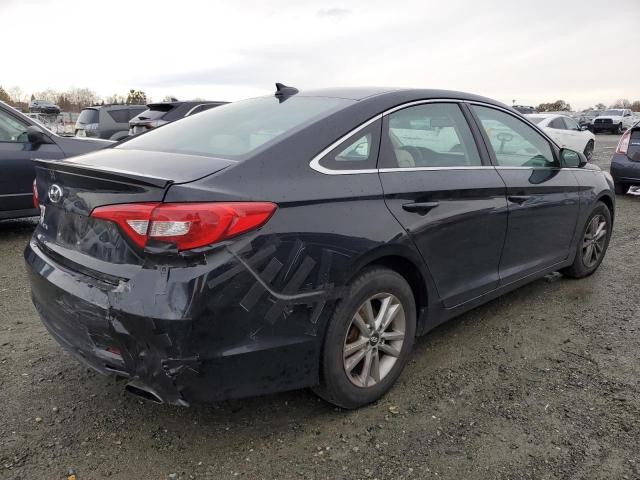 HYUNDAI SONATA SE 2015 black  gas 5NPE24AFXFH003140 photo #4