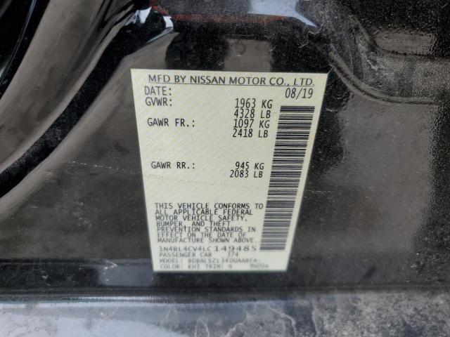 2020 NISSAN ALTIMA SR - 1N4BL4CV4LC149485