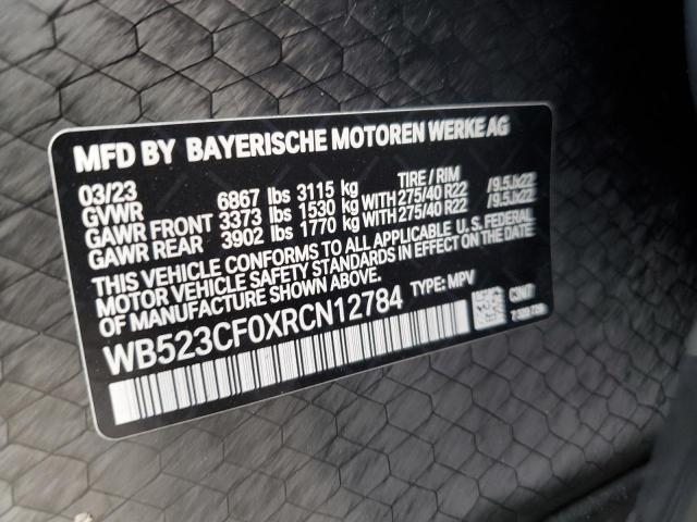 2024 BMW IX XDRIVE5 WB523CF0XRCN12784