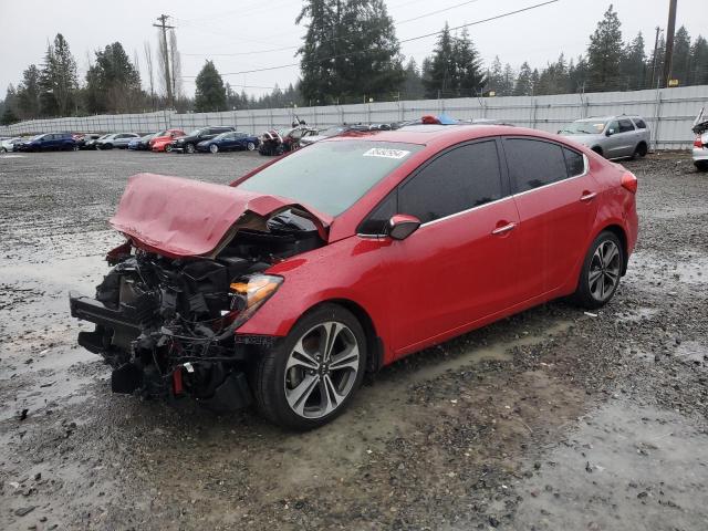 KIA FORTE EX 2015 red  gas KNAFZ4A85F5336411 photo #1