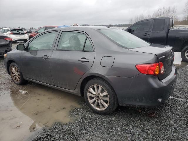 TOYOTA COROLLA BA 2009 gray  gas 2T1BU40E19C184691 photo #3