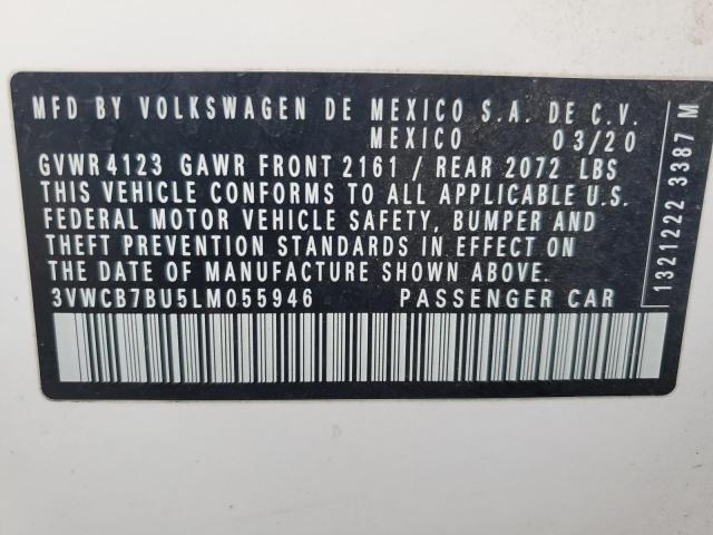 2020 VOLKSWAGEN JETTA S - 3VWCB7BU5LM055946