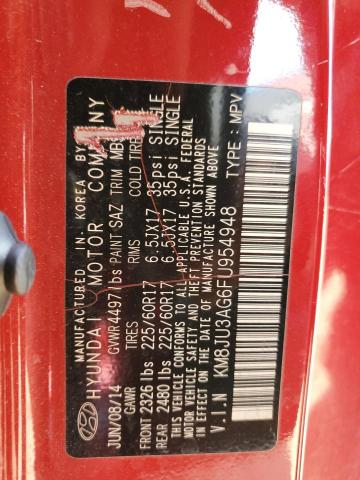 2015 HYUNDAI TUCSON LIM - KM8JU3AG6FU954948