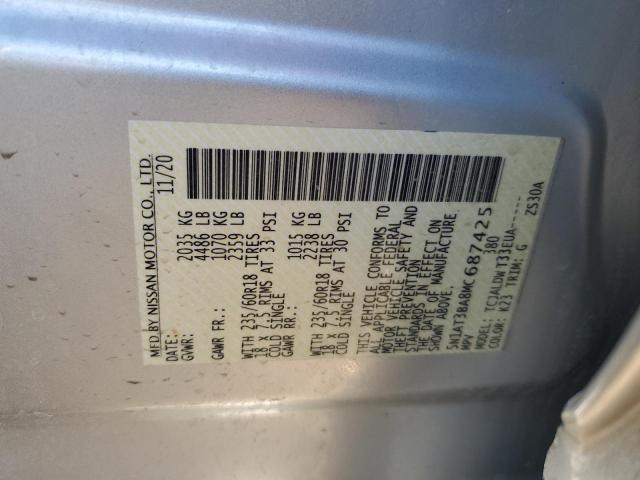 2021 NISSAN ROGUE SV - 5N1AT3BA8MC687425