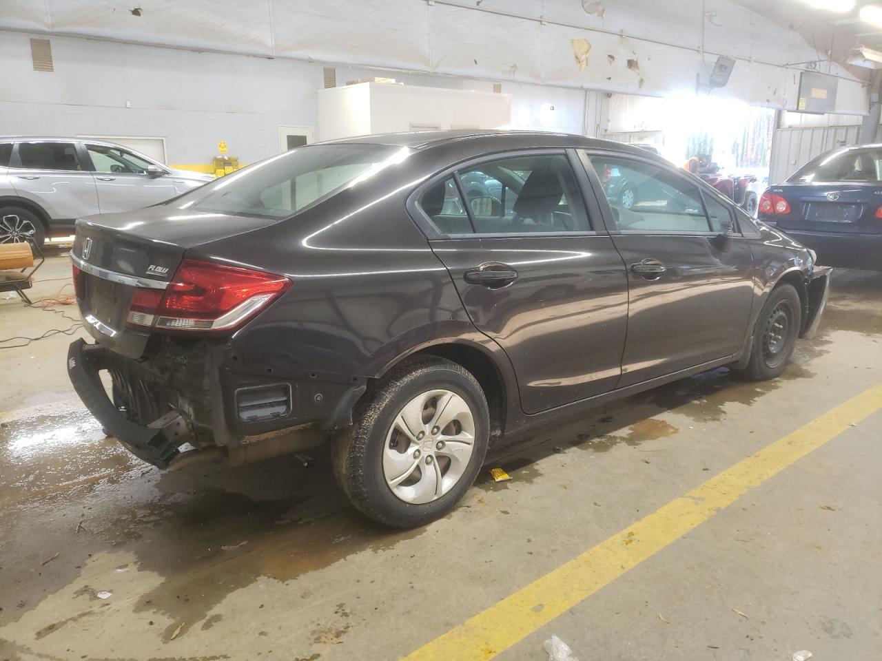 Lot #3024966400 2014 HONDA CIVIC LX