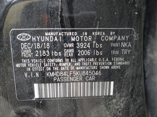 2019 HYUNDAI ELANTRA SE - KMHD84LF5KU845046