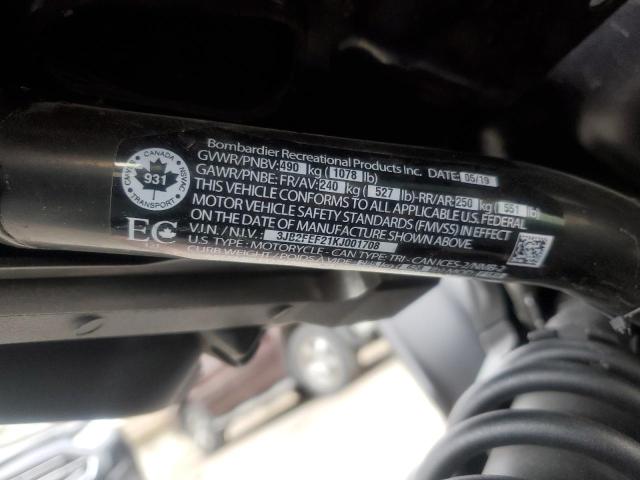 2019 CAN-AM RYKER - 3JB2FEF21KJ001708