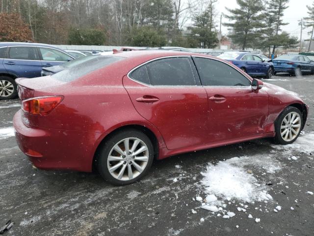 LEXUS IS 250 2010 red sedan 4d gas JTHCF5C21A5041326 photo #4